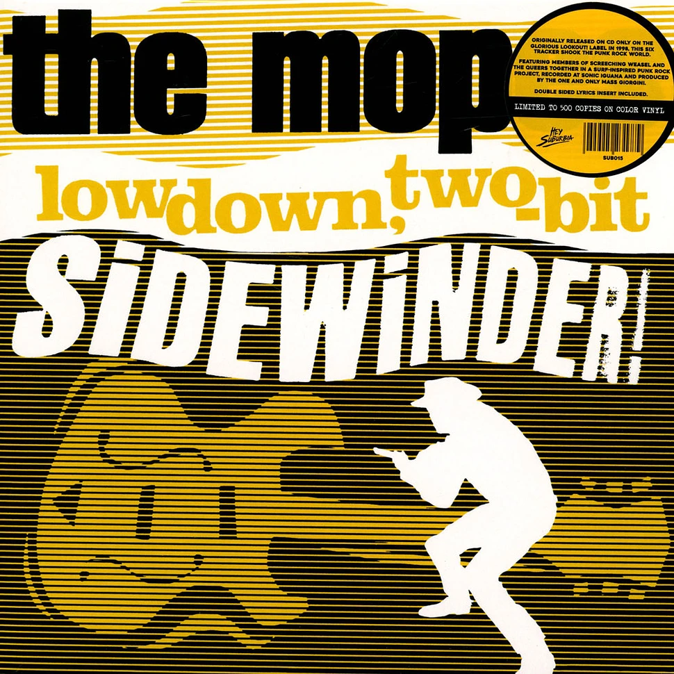 The Mopes - Lowdown, Two-Bit Sidewinder! Colored Vinyl Edition