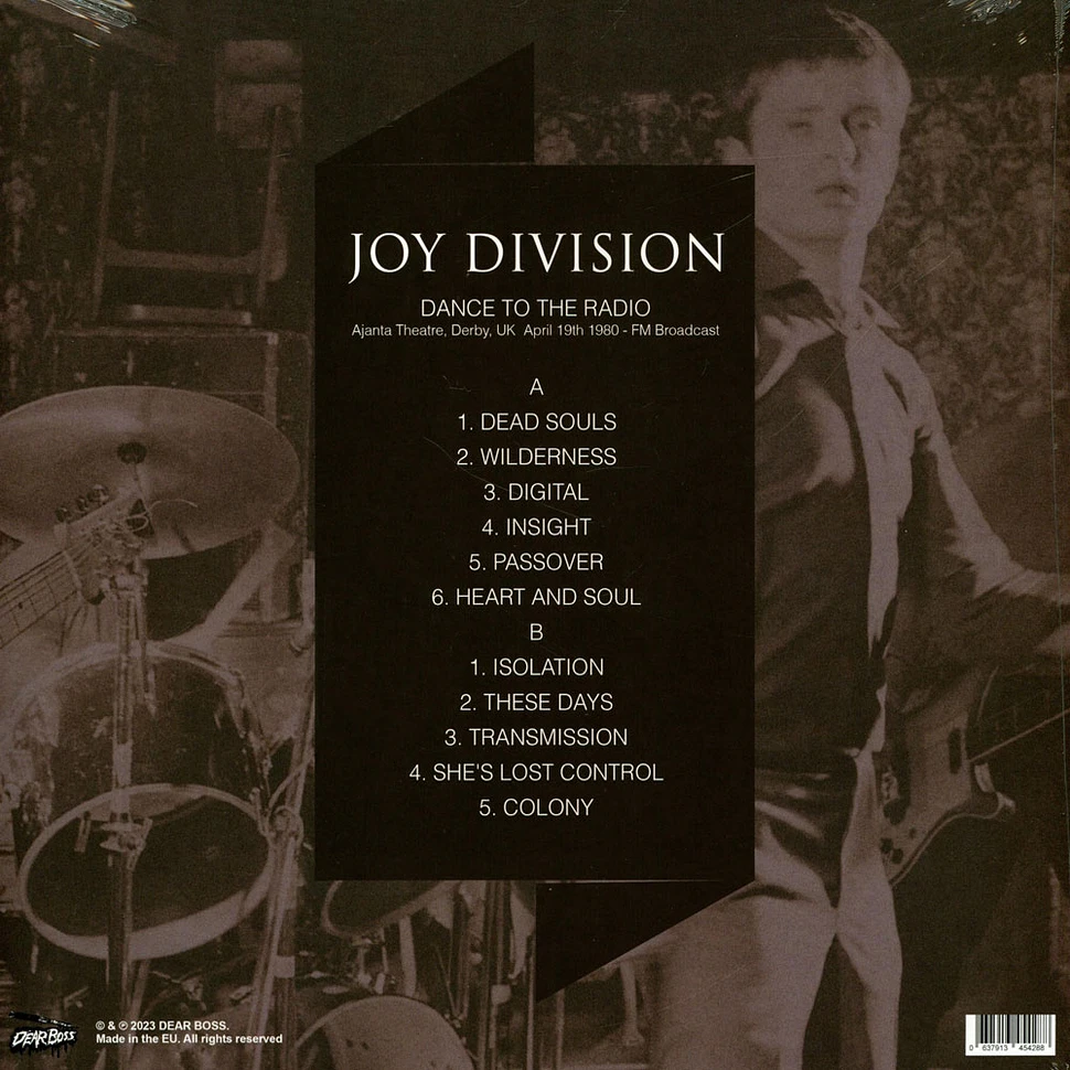 Joy Division - Dance To The Radio: Ajanta Theatre Derby 1980 Black Vinyl Edition