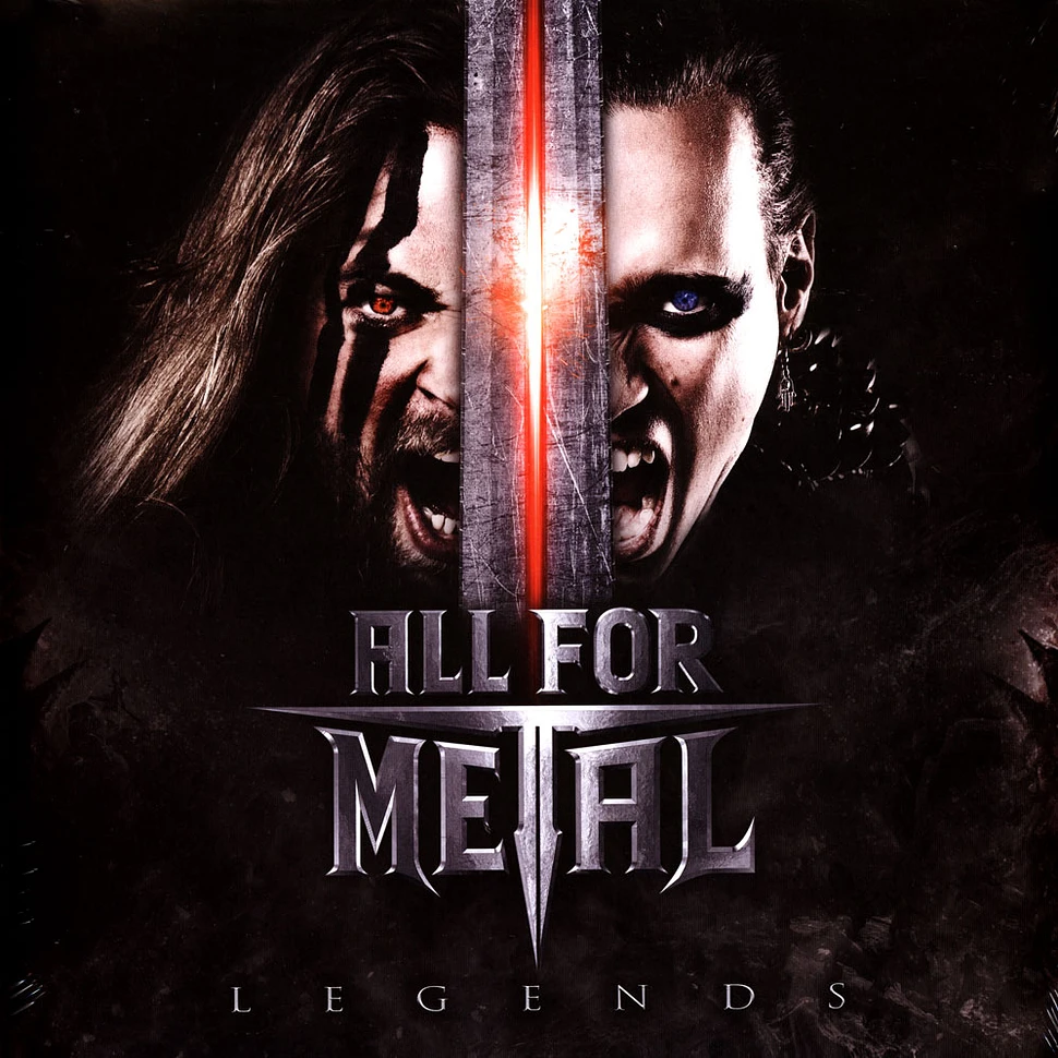All For Metal - Legends Silver / Black Marbled Vinyl Edition