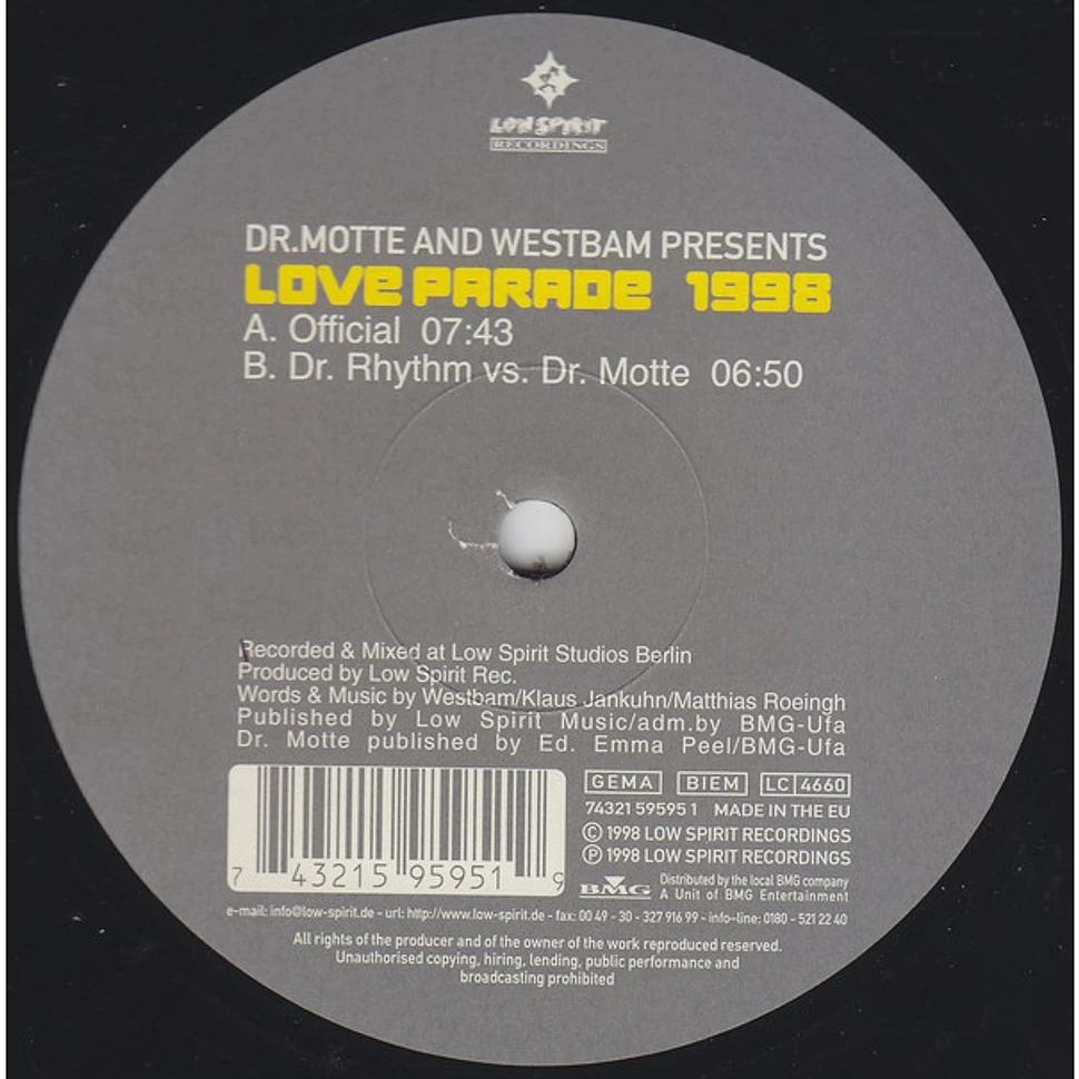 Dr. Motte & WestBam - Love Parade 1998
