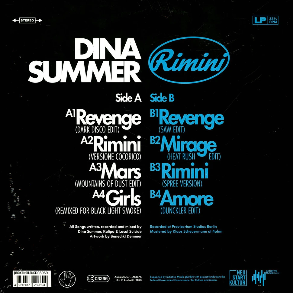 Dina Summer - Rimini Versioni Discoteca White Vinyl Edition