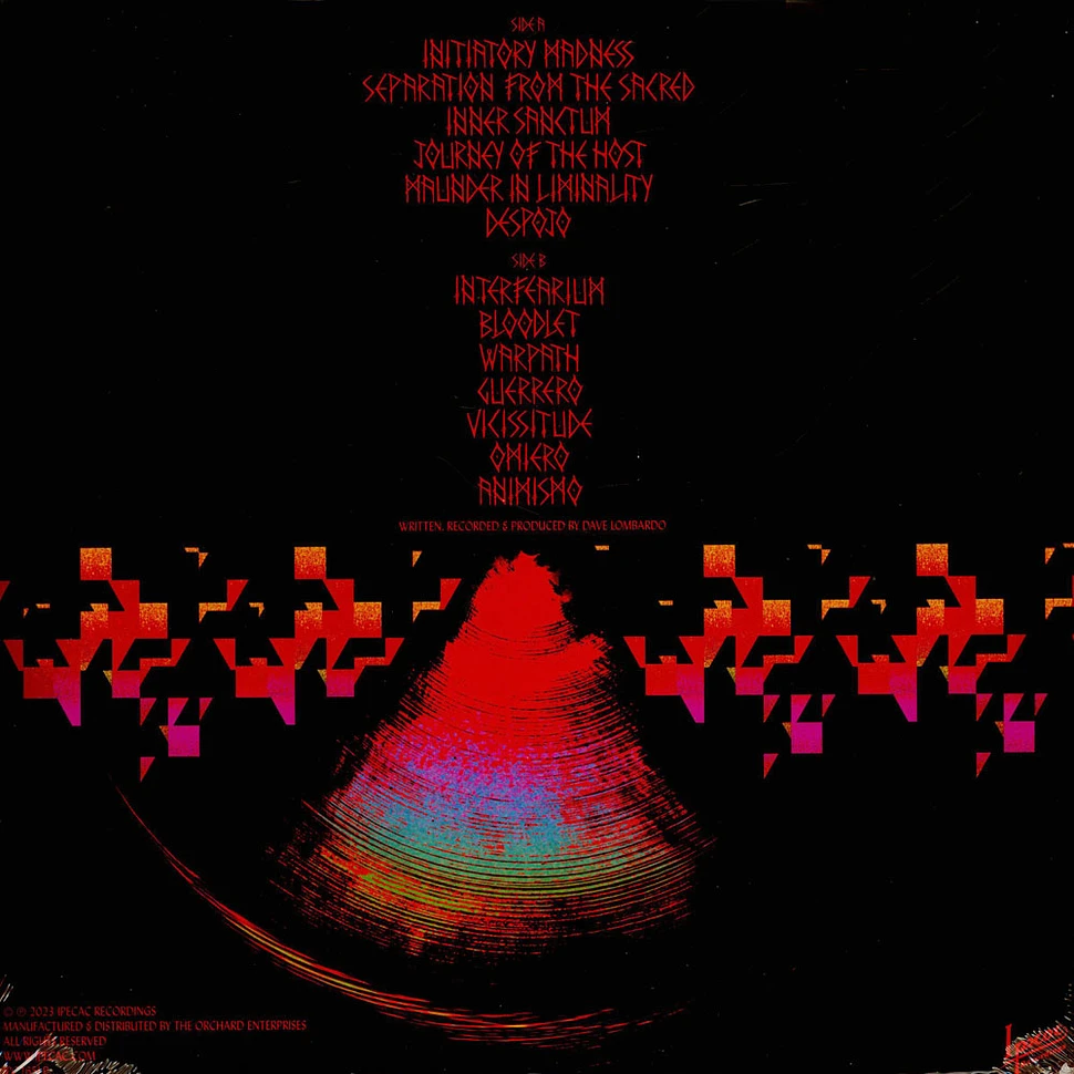 Dave Lombardo - Rites Of Percussion Blood Sacrifice Colored Vinyl Edition