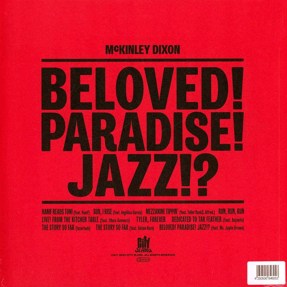 McKinley Dixon - Beloved! Paradise! Jazz!? Recycled Vinyl Edition