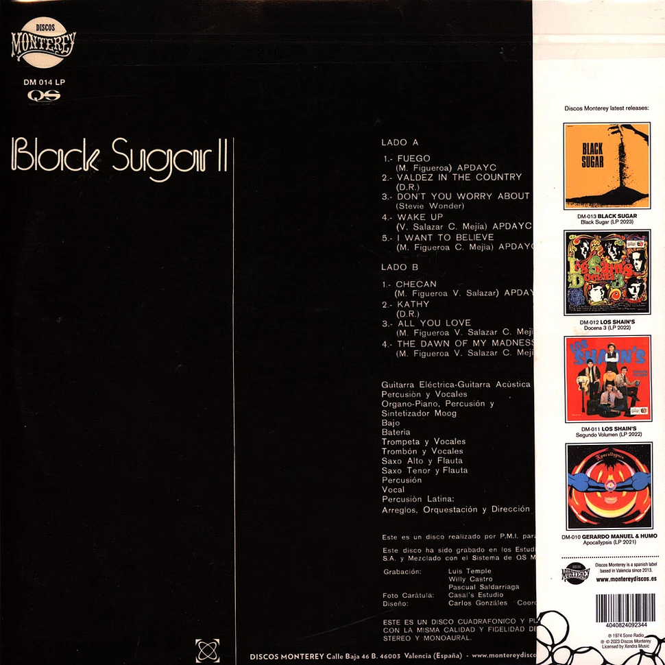 Black Sugar - Black Sugar II Black Vinyl Edition