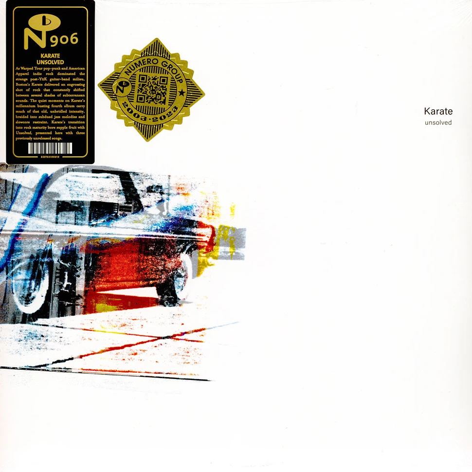 Karate - Unsolved Black Vinyl Edition