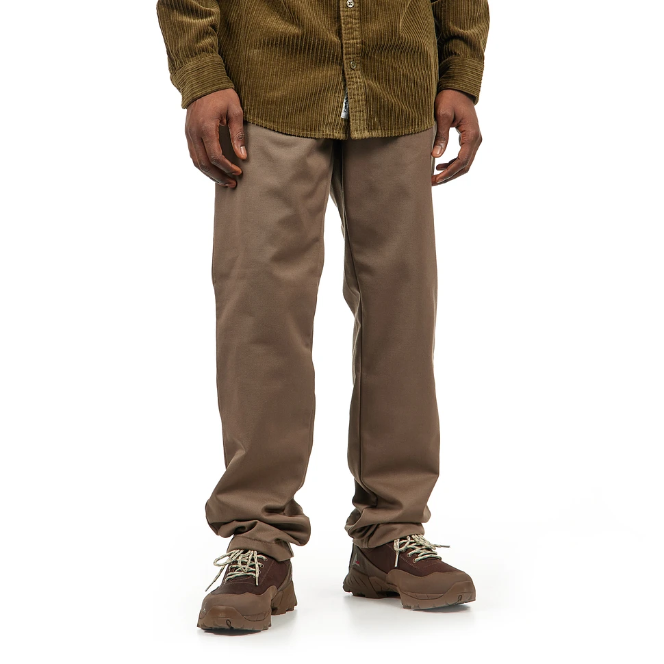 Carhartt WIP Mens Master Pant Tobacco Brown Rinsed Denison Twill