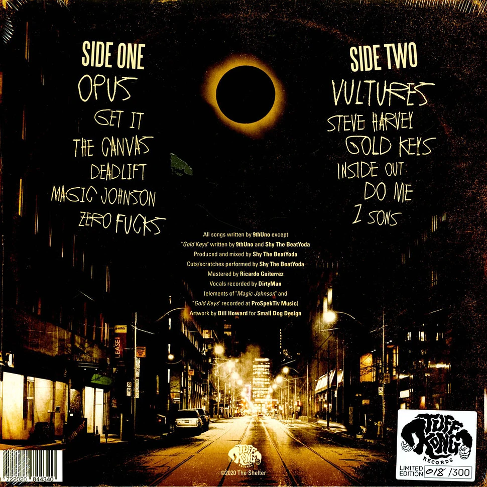 The Shelter (9th Uno & Shy The Beat Yoda) - Opus Yellow Vinyl Edition