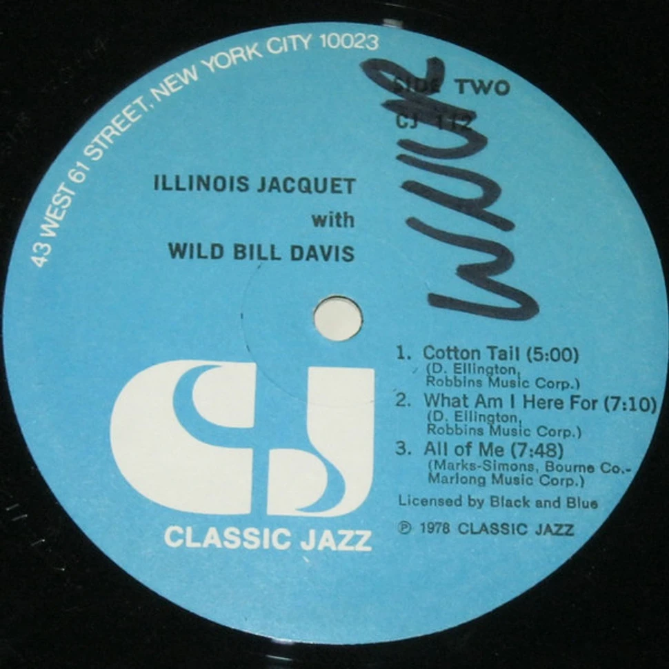 Illinois Jacquet With Wild Bill Davis - Illinois Jacquet With Wild Bill Davis