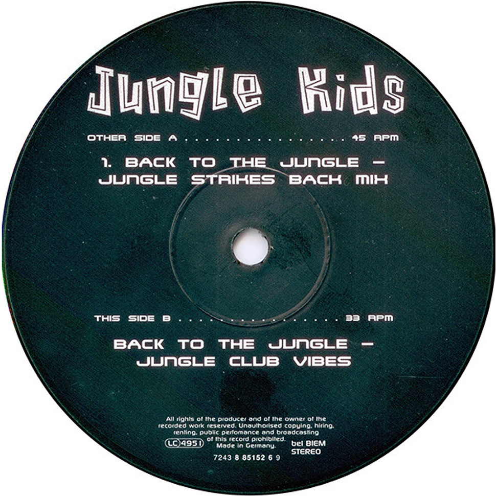 Jungle Kids - Back To The Jungle