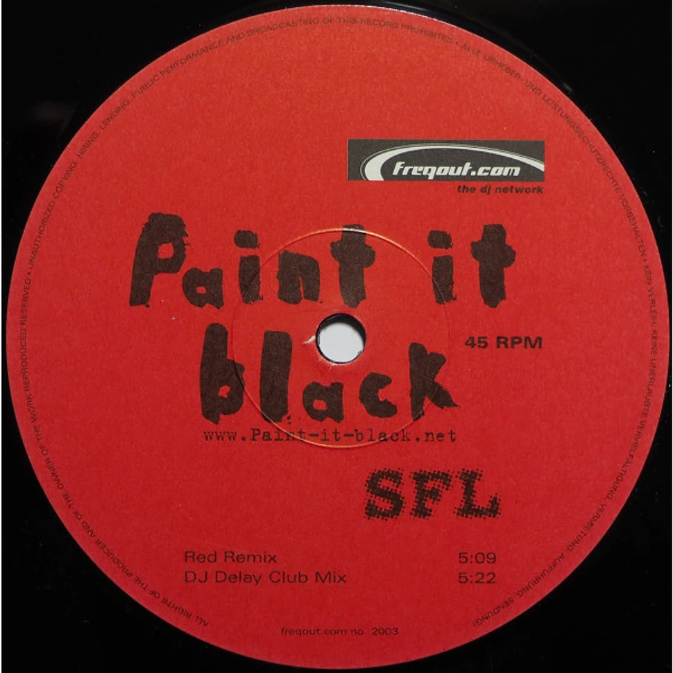 SFL - Paint It Black