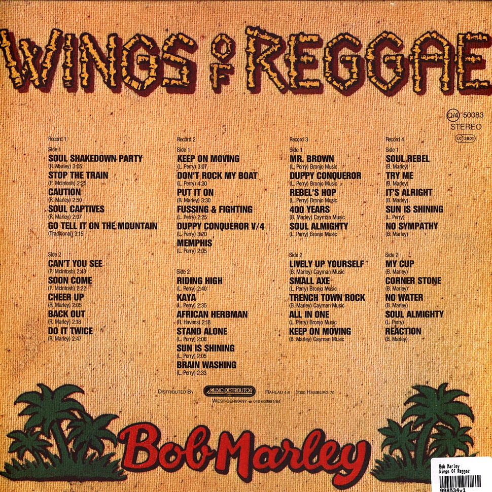 Bob Marley - Wings Of Reggae