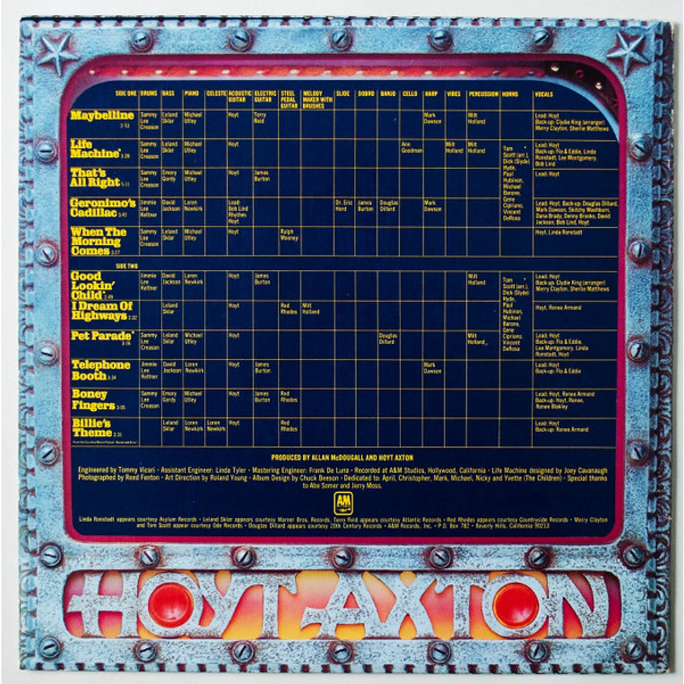 Hoyt Axton - Life Machine