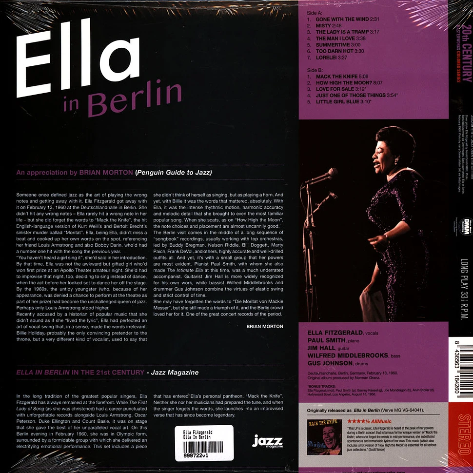 Ella Fitzgerald - Ella In Berlin
