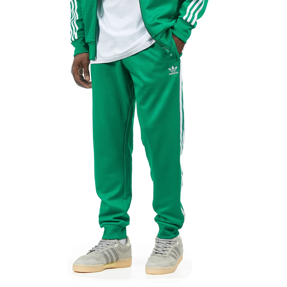 adidas - Adicolor Classics SST Tracksuit Bottom (Green / White) | HHV