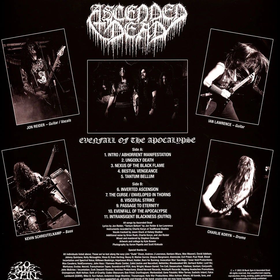 Ascended Dead - Bestial Death Metal Silver / Black & White Splatter Vinyl