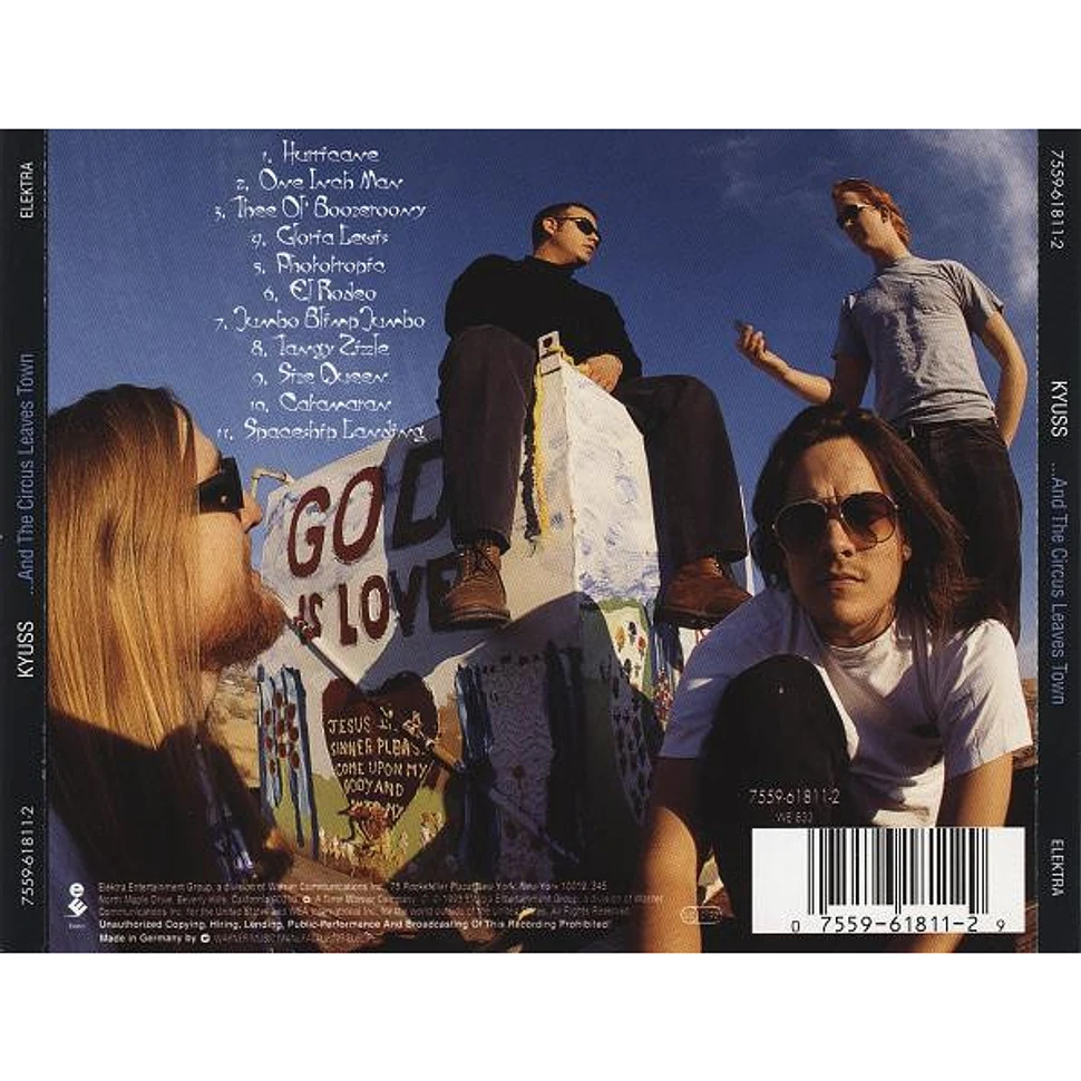 Kyuss -And The Circus Leaves Town - CD - 1995 - EU - Original | HHV