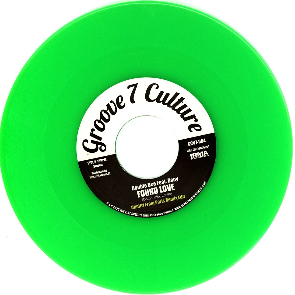 Double Dee / Jestofunk - Found Love / Say It Again - Remixes Neon Green Vinyl Edition
