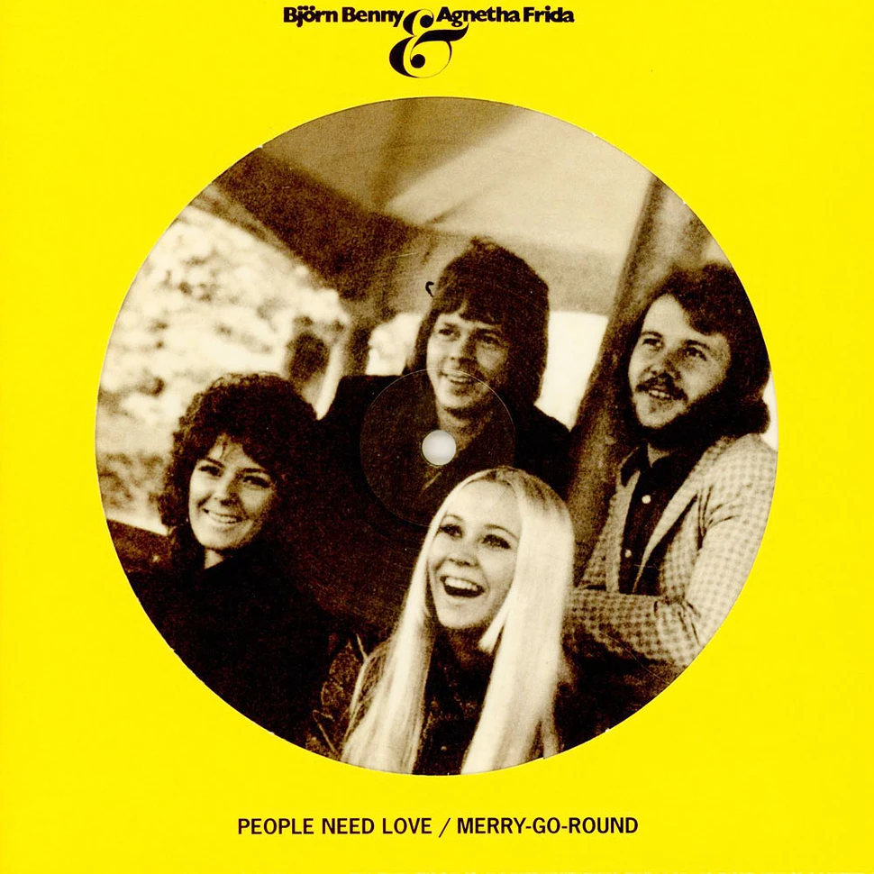 People Need Love / Merry-Go-Round 7″ Picture Disc Single (Limited Edit –  ABBA Official Store