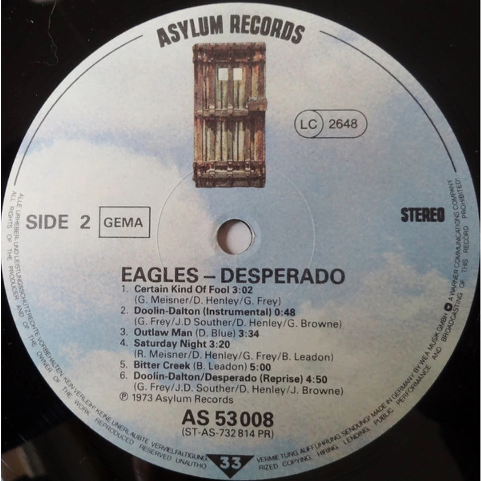 Eagles - Desperado