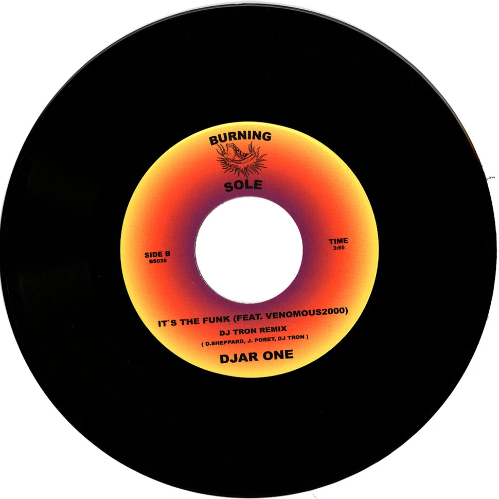 Djar One - It's The Funk Feat. Venomous2000 Black Vinyl Edition
