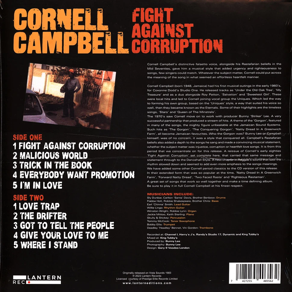 Cornell Campbell - Fight Against Corruption