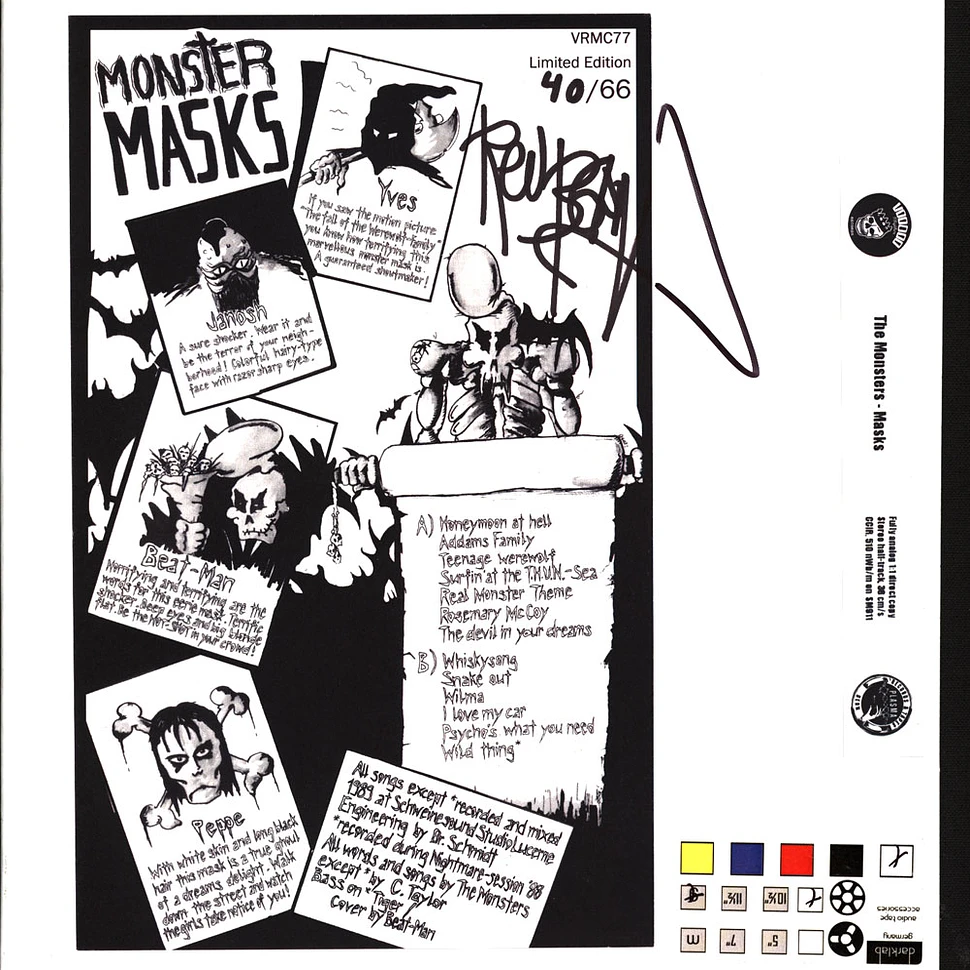The Monsters - Masks - Stereo 1/4" Tape Reel