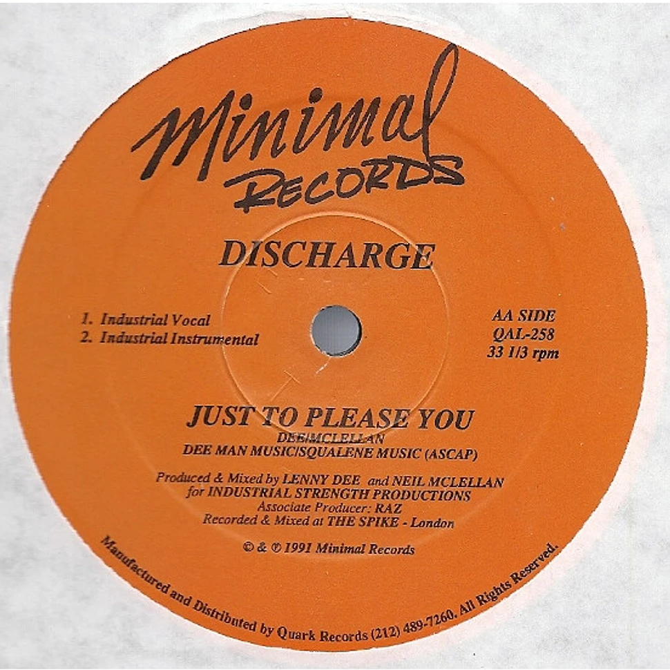 Discharge featuring Jennifer Dee - Drums Of Passions