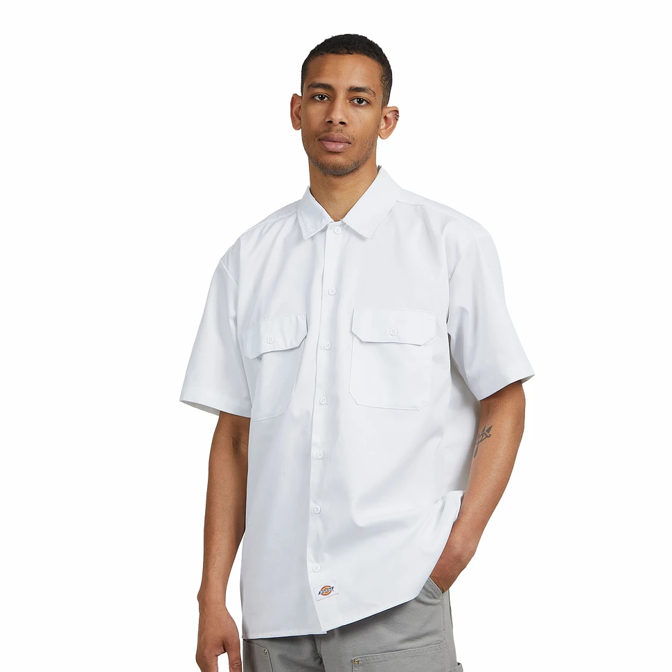 DICKIES WORK SHIRT SS REC BLACK