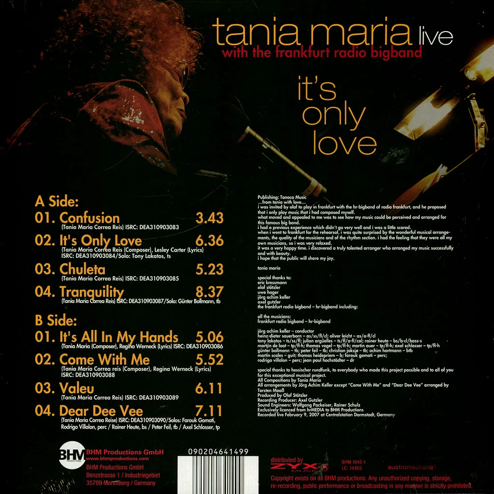 Tania Maria & Hr Bigband - It's Only Love
