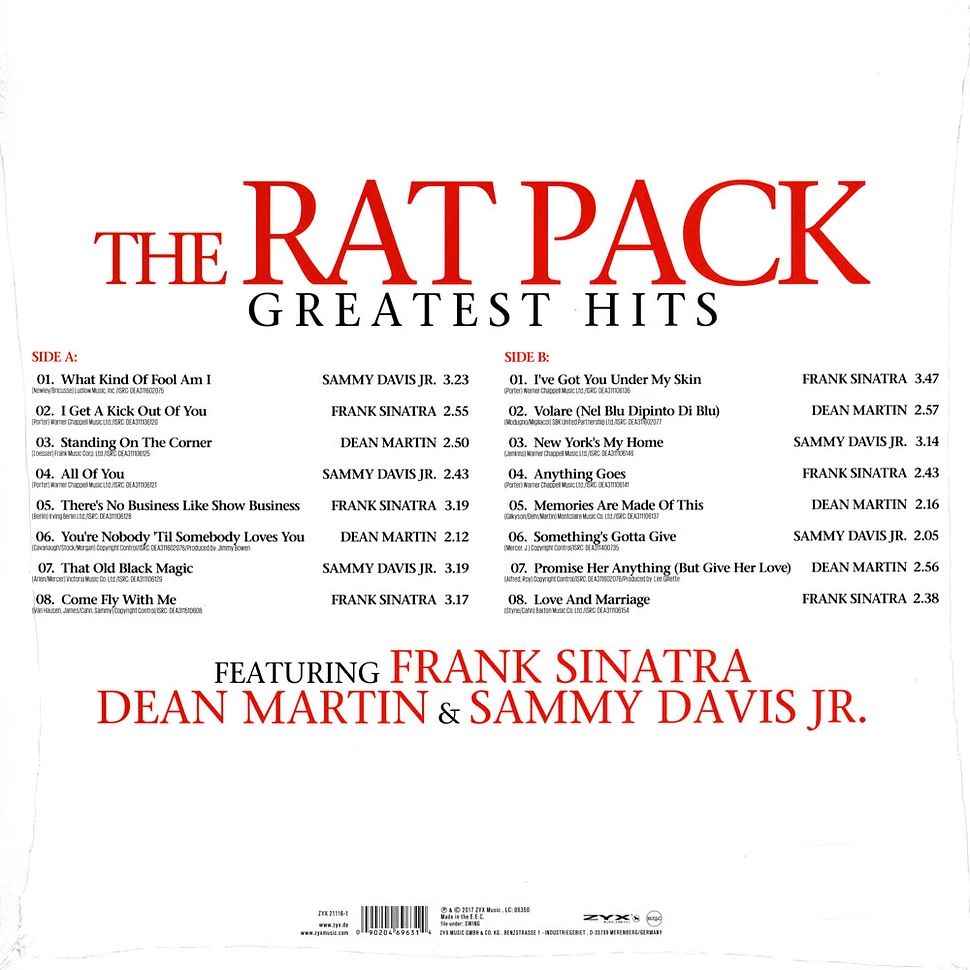 Frank Sinatra, Dean Martin & Sammy Davis Jr. - The Rat Pack Greatest Hits