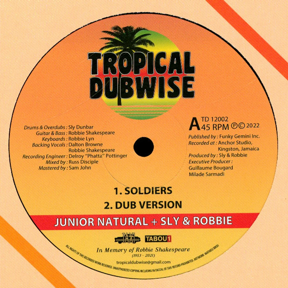 Junior Natural & Sly & Robbie - Soldiers, Dub / Riddim, Raw Dub