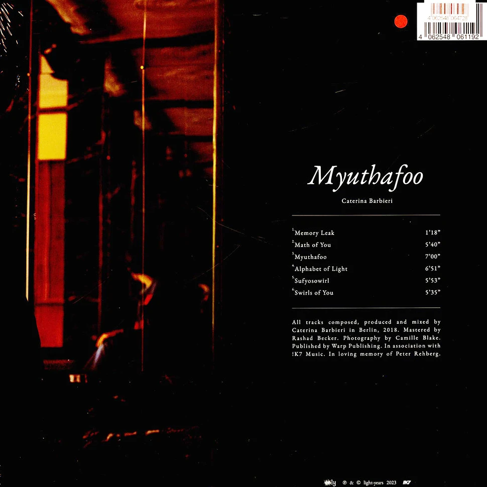 Caterina Barbieri - Myuthafoo Colored Vinyl Edition