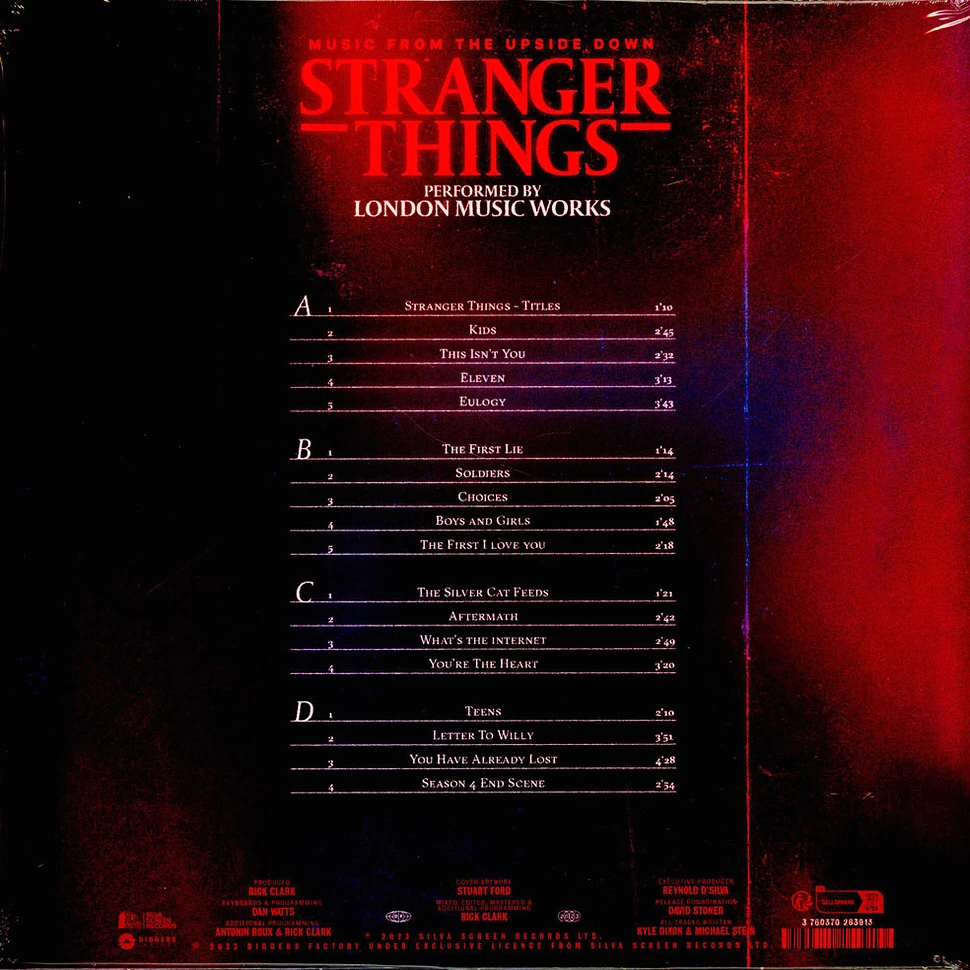 London Music Works - Stranger Things - Music From The Upside Down Red & Blue Vinyl Edition