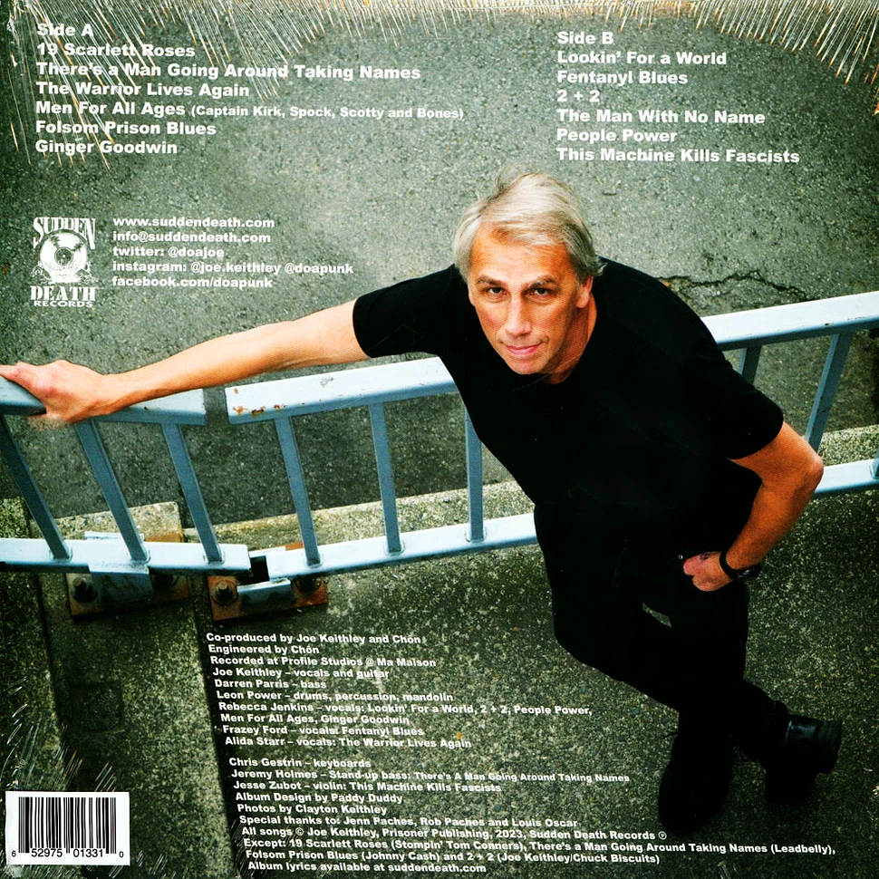 Joe Keithley - Stand Colored Vinyl Edition