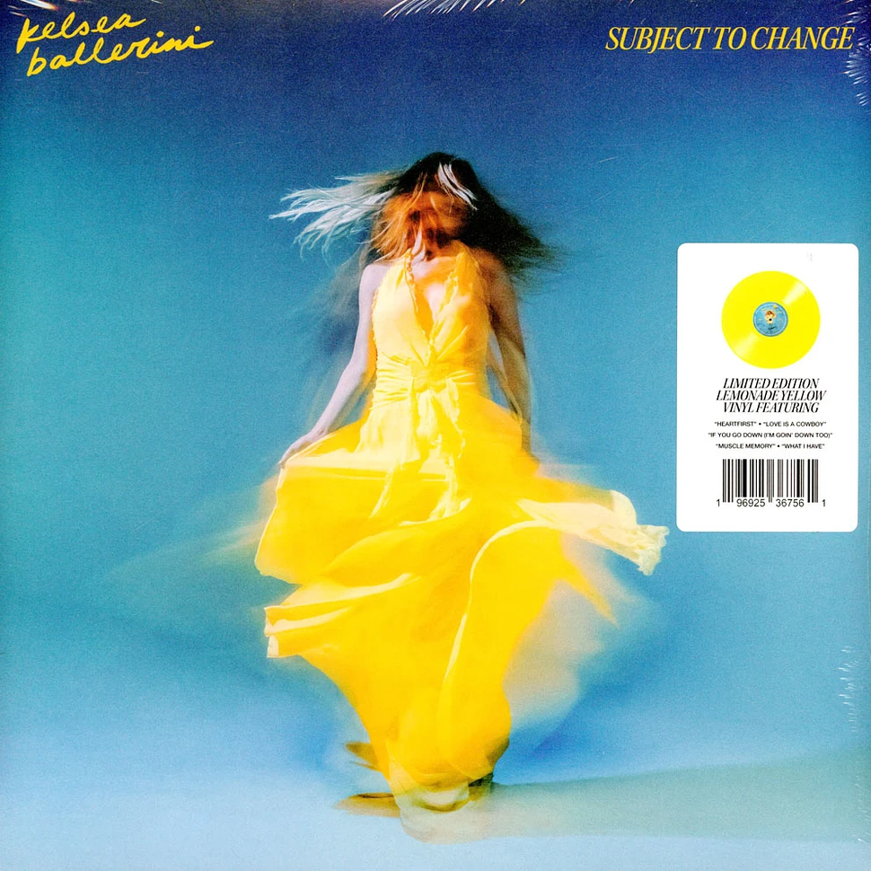 Kelsea Ballerini - Subject To Change Yellow Vinyl Edition