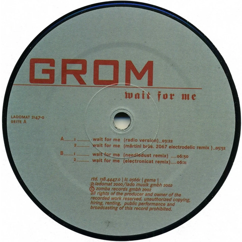 Grom - Wait For Me