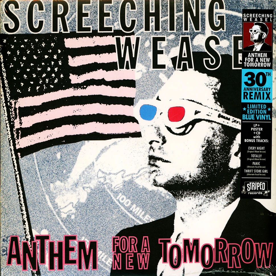 Screeching Weasel - Anthem For A New Tomorrow 30th Anniversary Remix Blue Vinyl Edtion