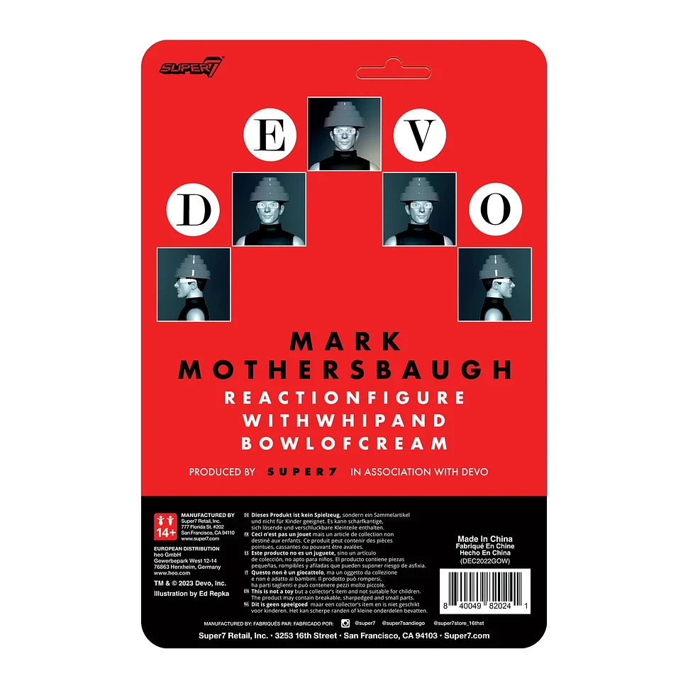 Devo - Mark Mothersbaugh (Whip It) - ReAction Figure