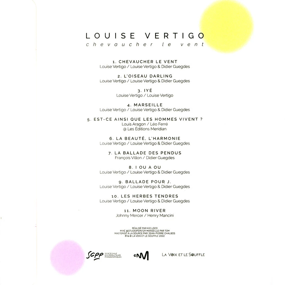 Louise Vertigo - Chevaucher Le Vent