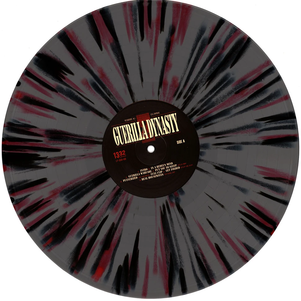 Recognize Ali X Stu Bangas - Guerilla Dynasty 2 Grey W/ Black / Red Splatter Vinyl Edition