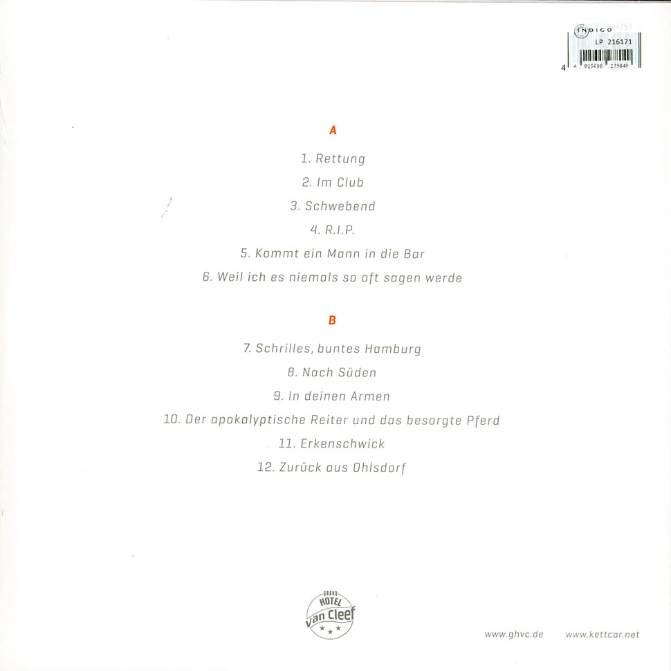 Kettcar - Zwischen Den Runden Orange & Blue Marbled Vinyl Edition