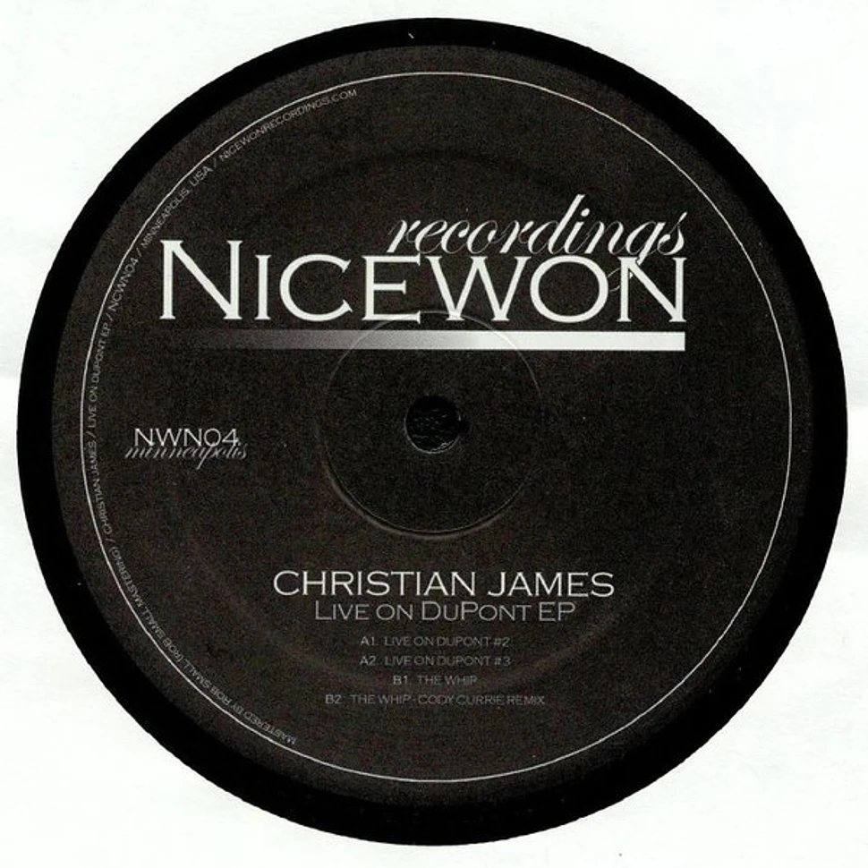 Christian James - Live On DuPont EP