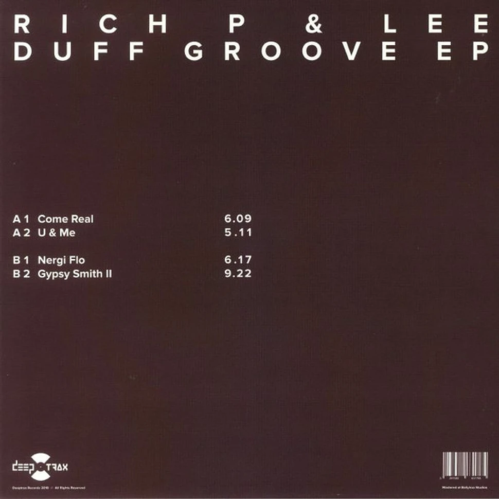 Rich P & Lee - Duff Groove EP