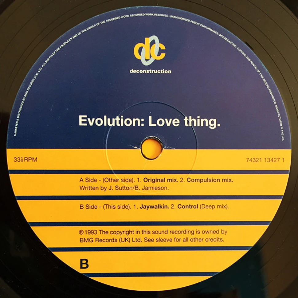 Evolution - Love Thing