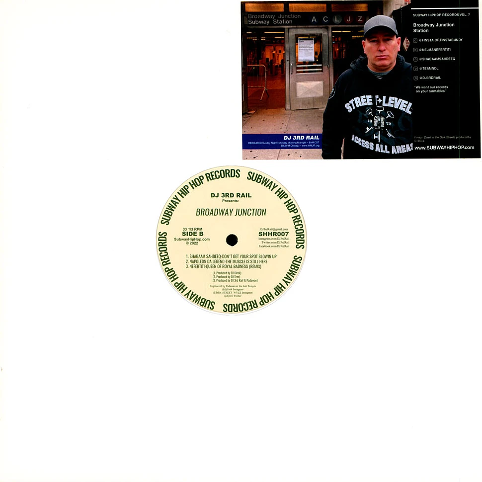 DJ 3rd Rail - Broadway Junction Station Black Vinyl Edition