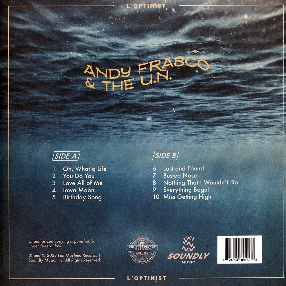 Andy Frasco & The U.N. - L'optimist