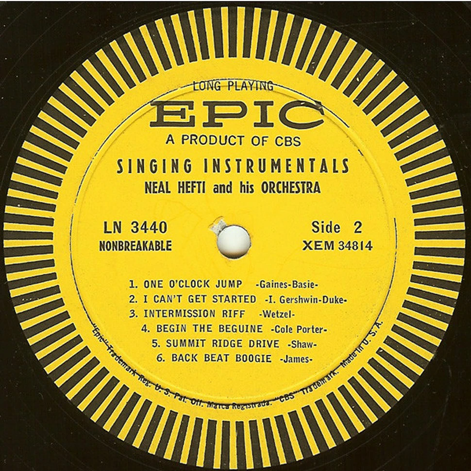 Neal Hefti's Orchestra - Singing Instrumentals