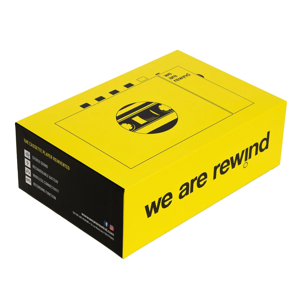 We Are Rewind - Portable BT Cassette Player