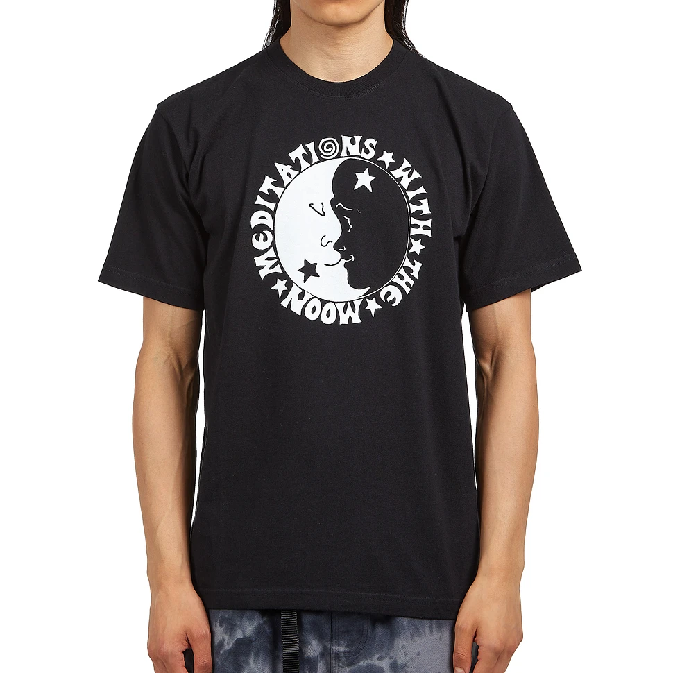 Good Morning Tapes - Moon Meditations SS Tee (Acid Black) | HHV