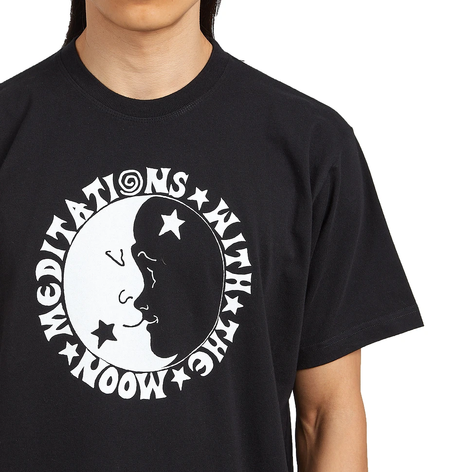 Good Morning Tapes - Moon Meditations SS Tee (Acid Black) | HHV